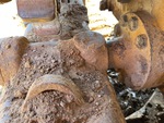 Undercarriage with Aste dei perni di articolazione