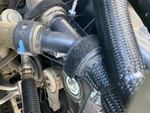 Engine with A/C Compressor