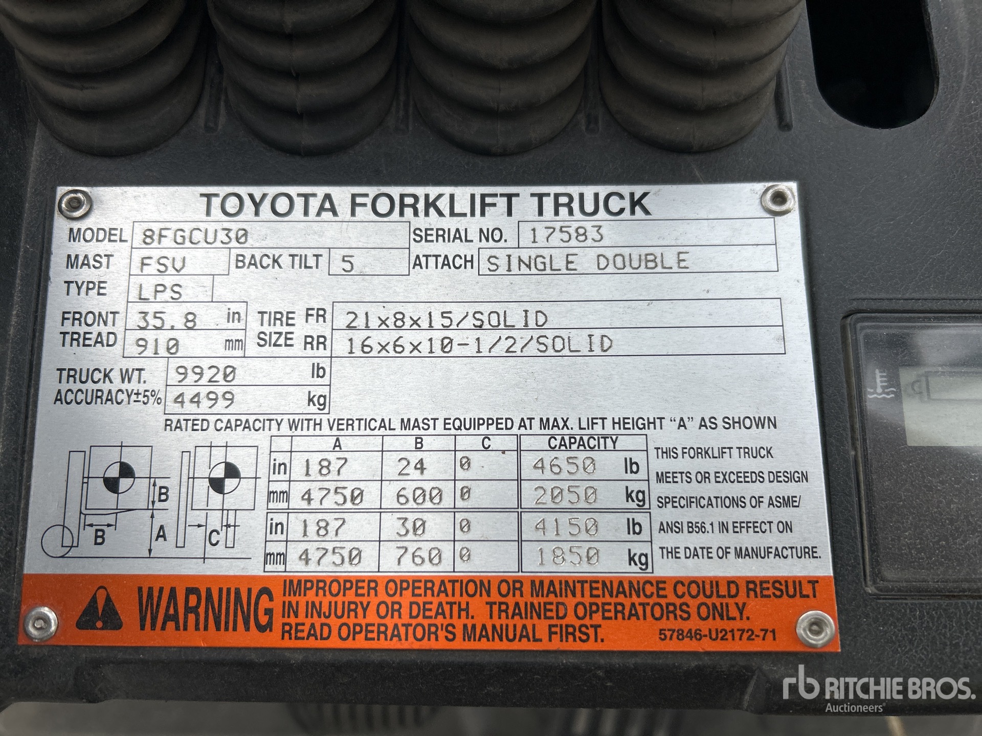 General Appearance with Numéro de série/Numéro d'identification du véhicule automobile