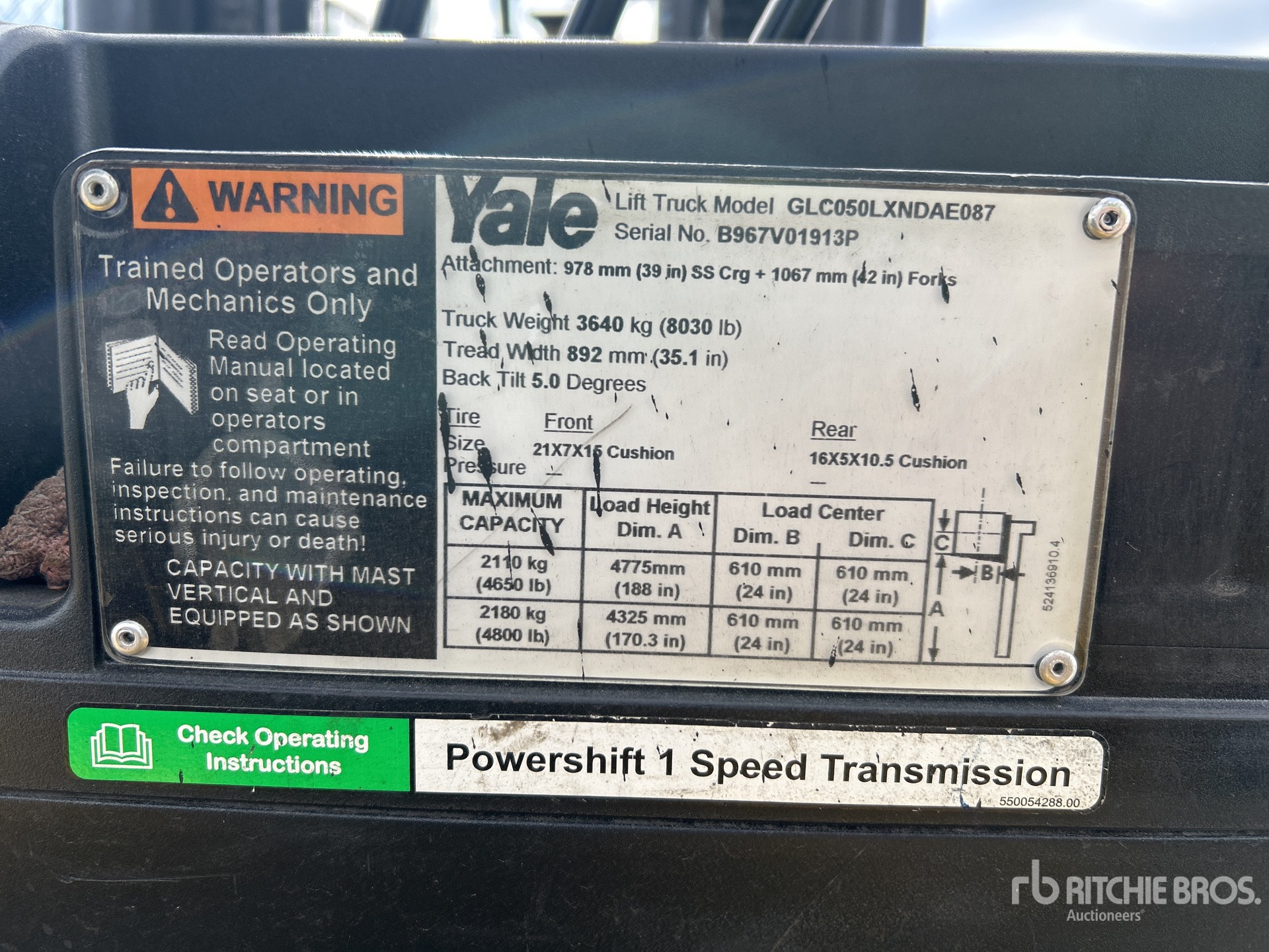 General Appearance with Numéro de série/Numéro d'identification du véhicule automobile
