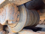Undercarriage with Left Track Rollers