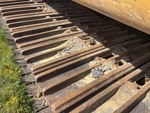 Undercarriage with Left Track Shoes