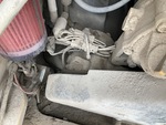 Engine with A/C Compressor