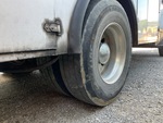 Underbody with Right Rear Drive Tires