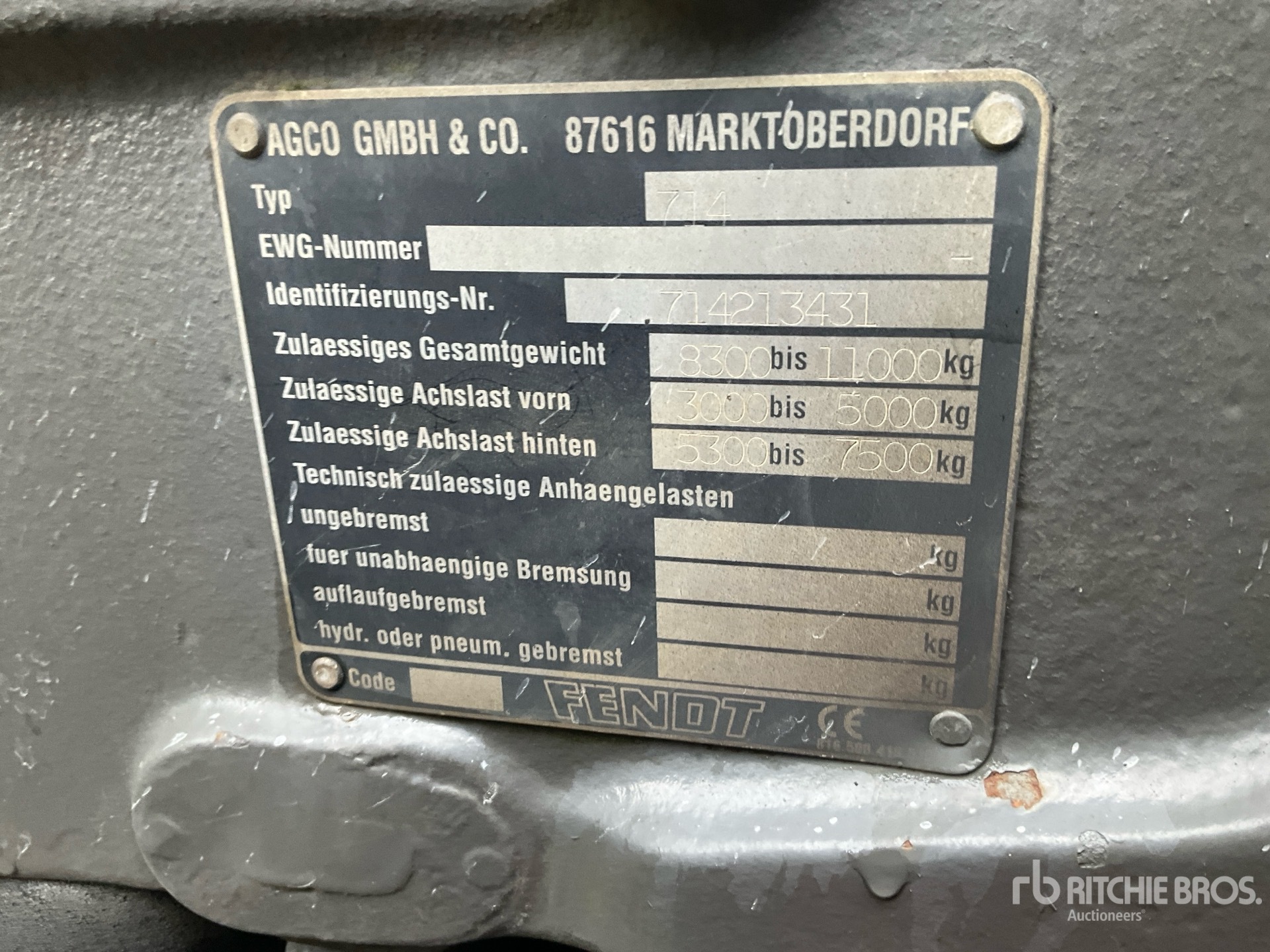 General Appearance with Seriennummer / FIN