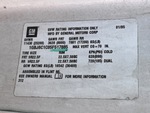 General Appearance with Second Serial Number/VIN Photo