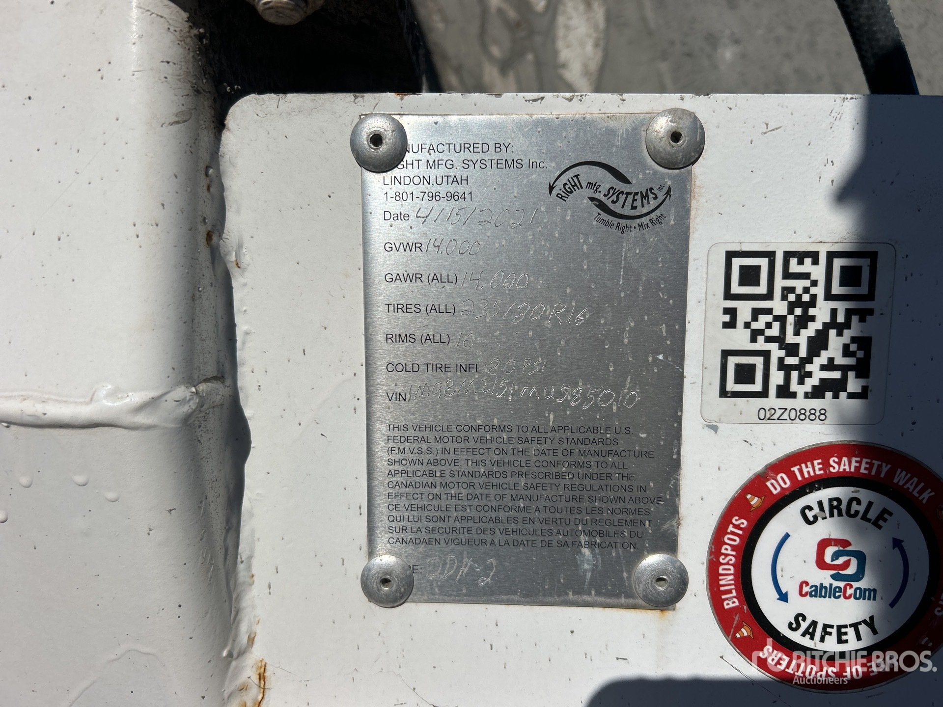 General Appearance with N.º de serie/VIN