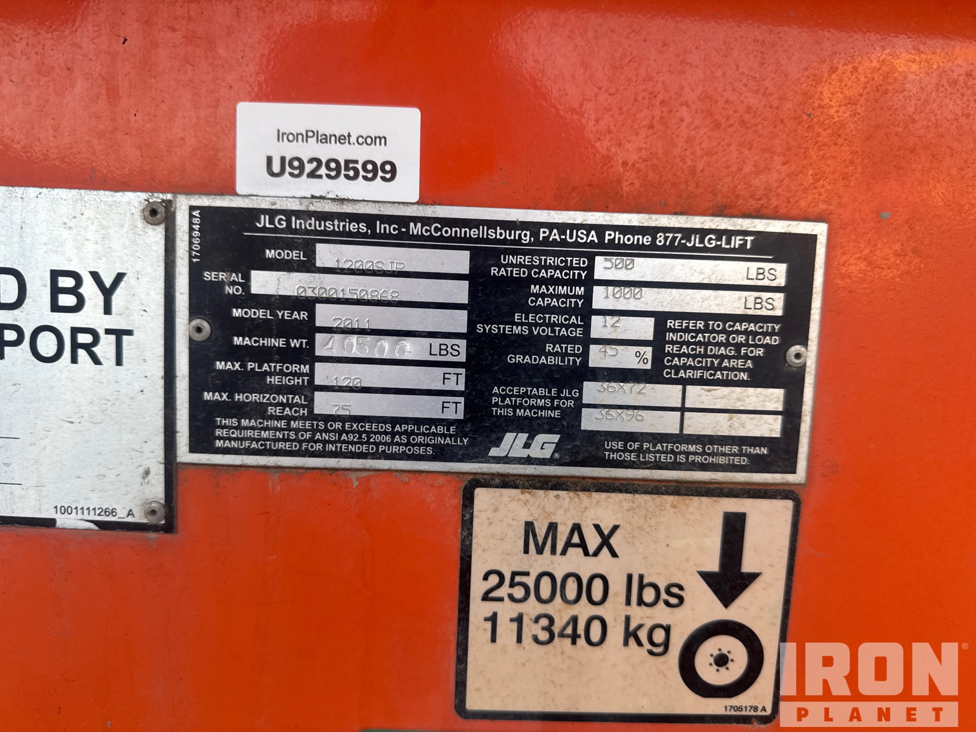 General Appearance with Numero seriale/numero d’identificazione del veicolo (VIN)