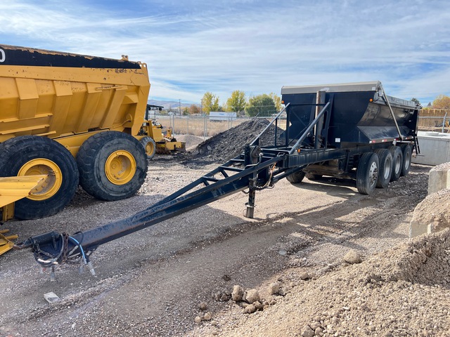 1994 Clement 18 ft Quad/A Drawbar Pup Sand & Gravel. Pup Dump Trailer