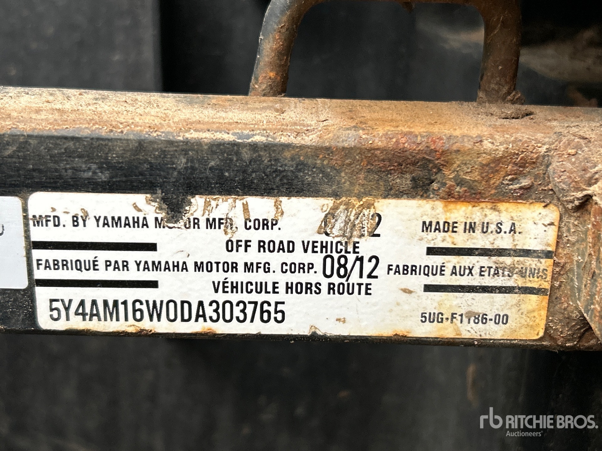 General Appearance with N.º de serie/VIN