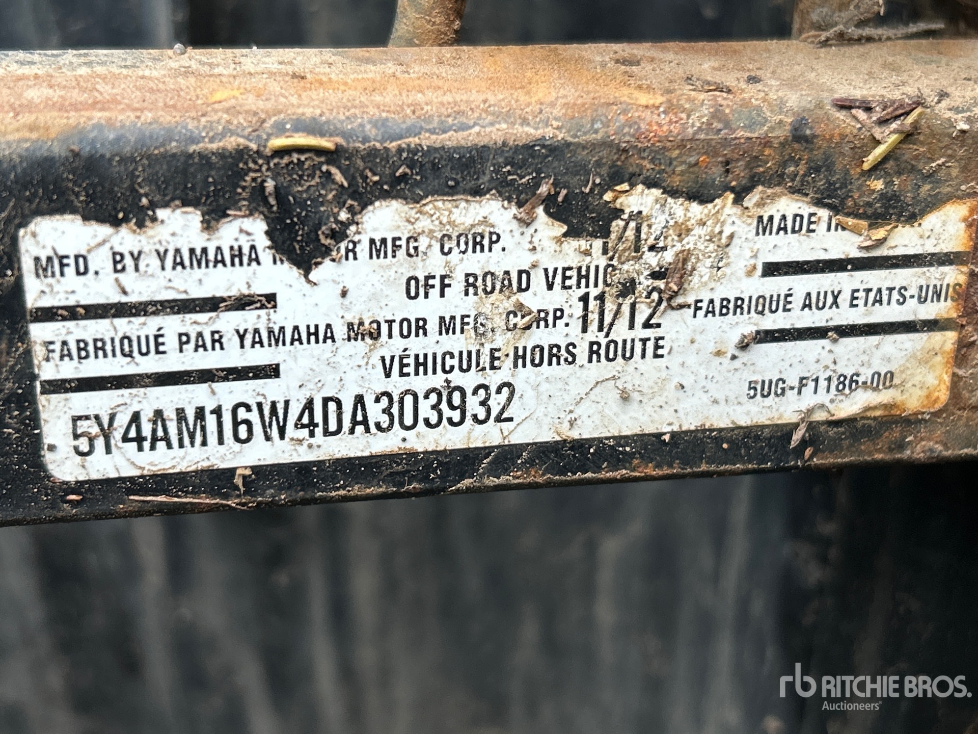 General Appearance with N.º de serie/VIN