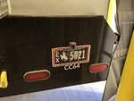Chassis - Van Trailer with Feu de plaque d'immatriculation fonctionnel