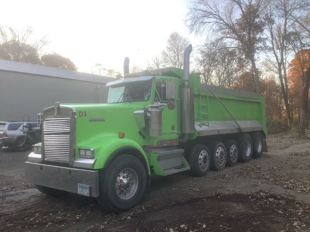 1996 Kenworth W900 12x4 Five Axle Dump Truck