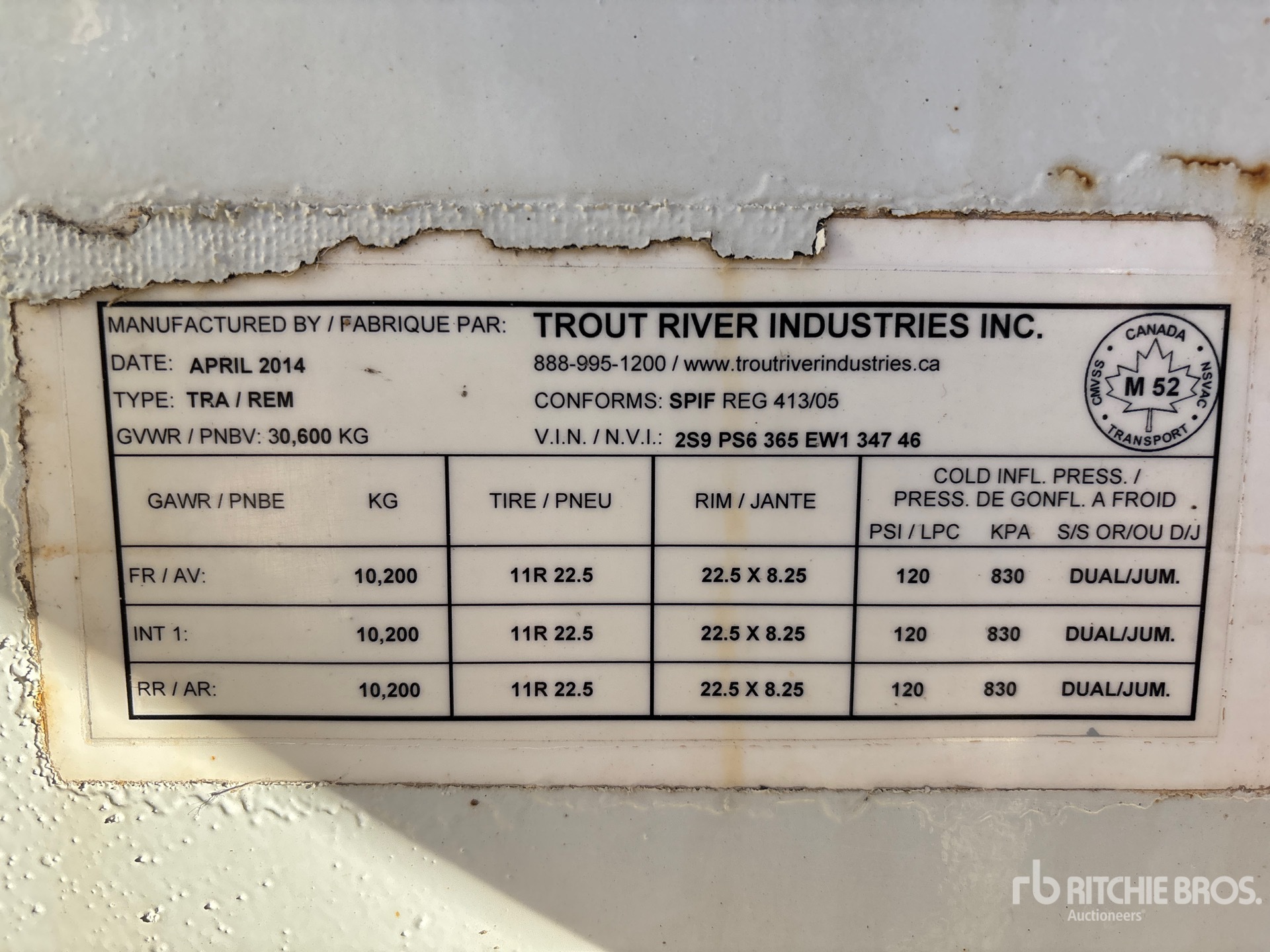 General Appearance with Numero seriale/numero d’identificazione del veicolo (VIN)