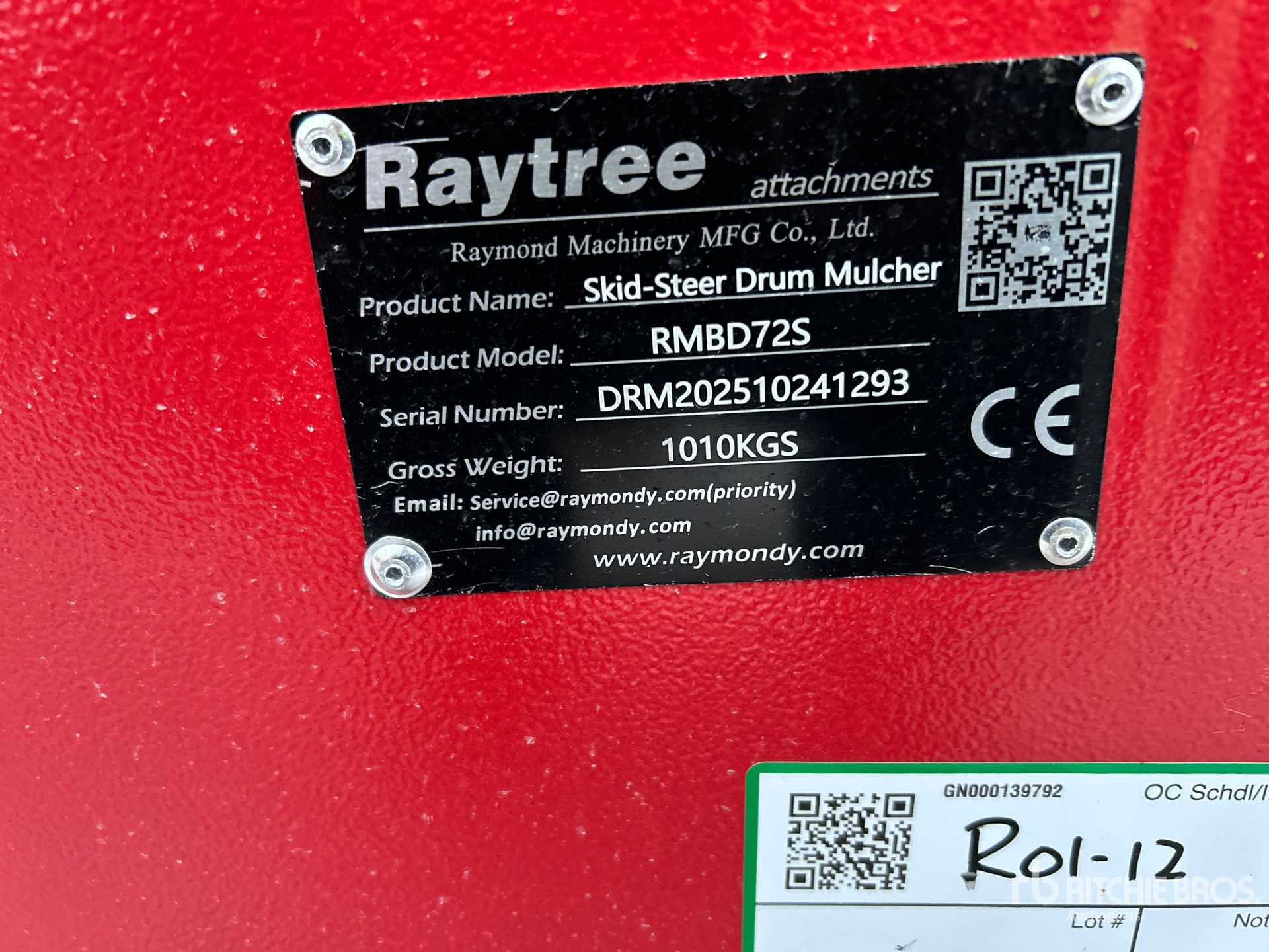 General Appearance with N.º de serie/VIN