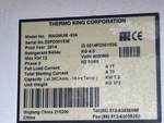 General Appearance with Refrigeration Unit Serial Number