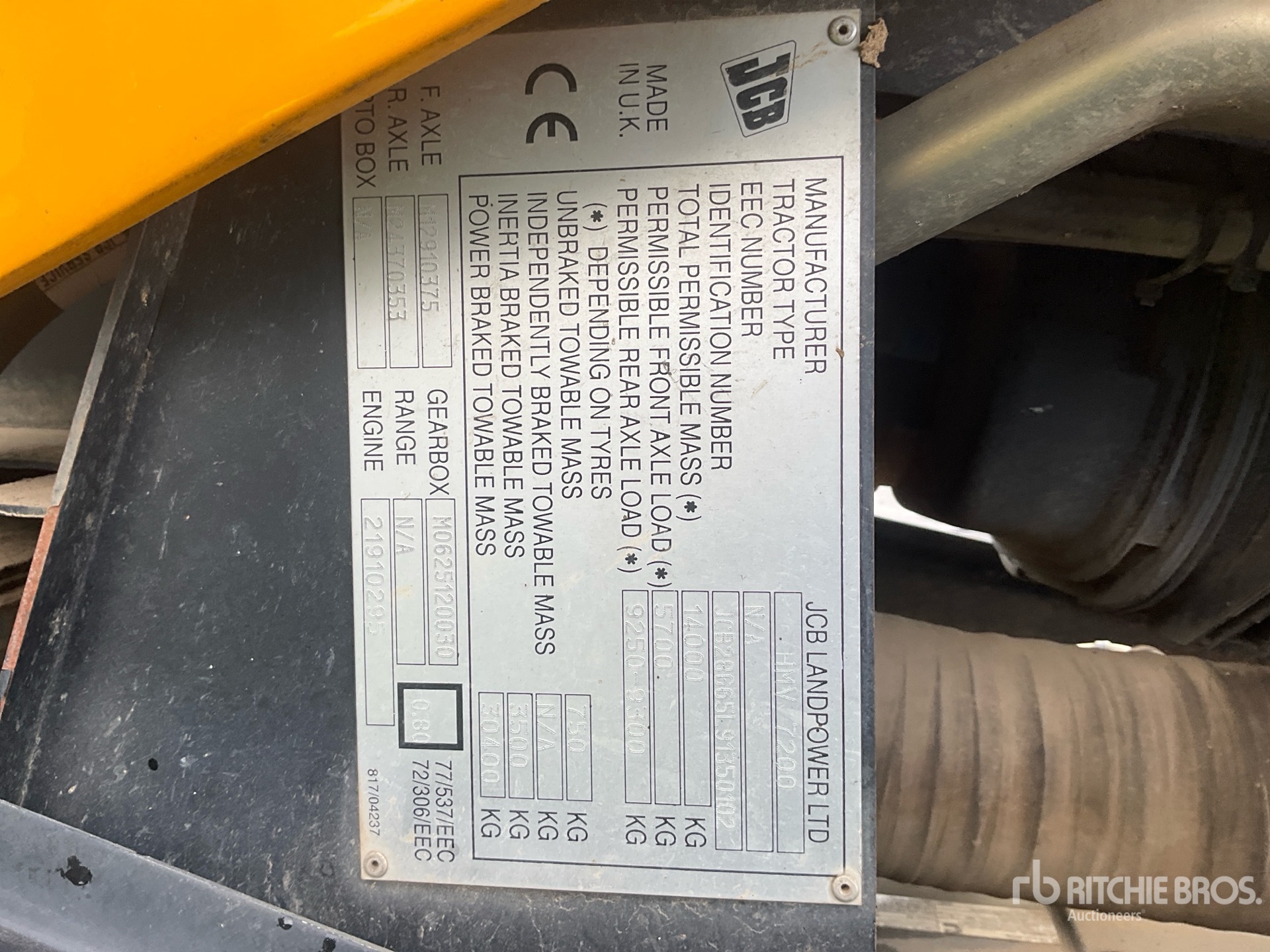 General Appearance with Seriennummer / FIN