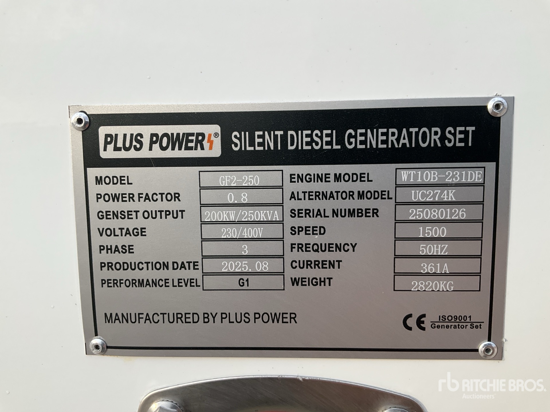 General Appearance with Numero seriale/numero d’identificazione del veicolo (VIN)