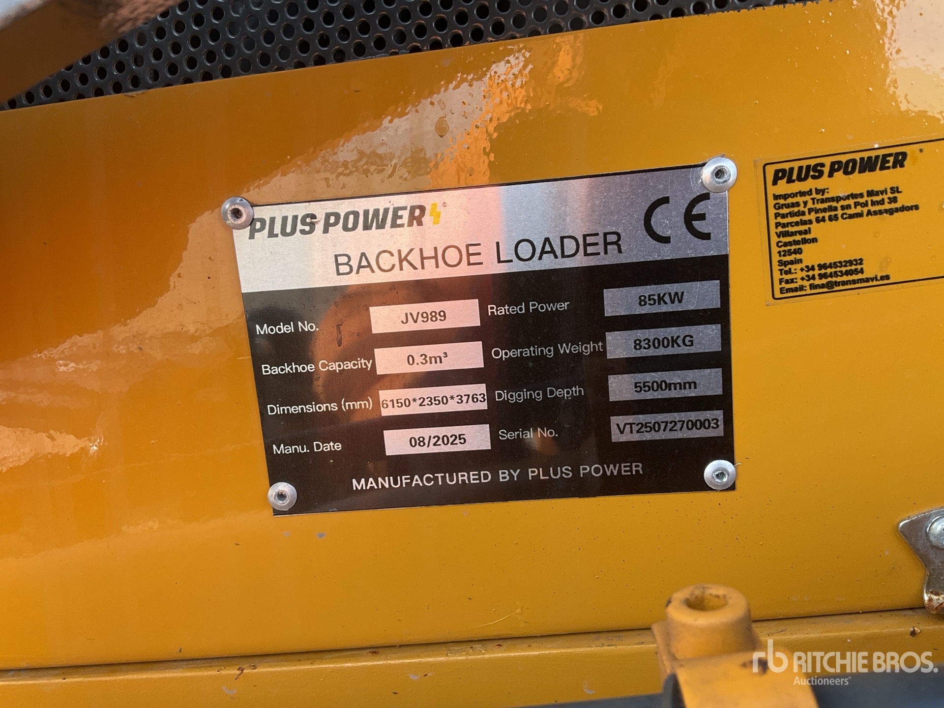 General Appearance with Seriennummer / FIN