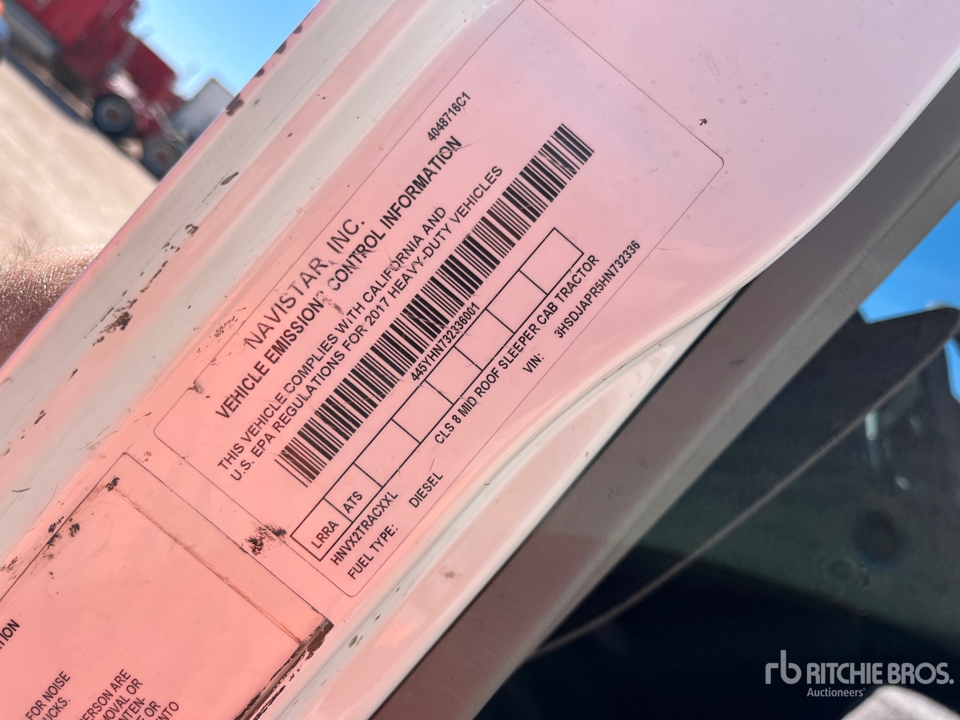 General Appearance with Numer seryjny/numer identyfikacyjny pojazdu