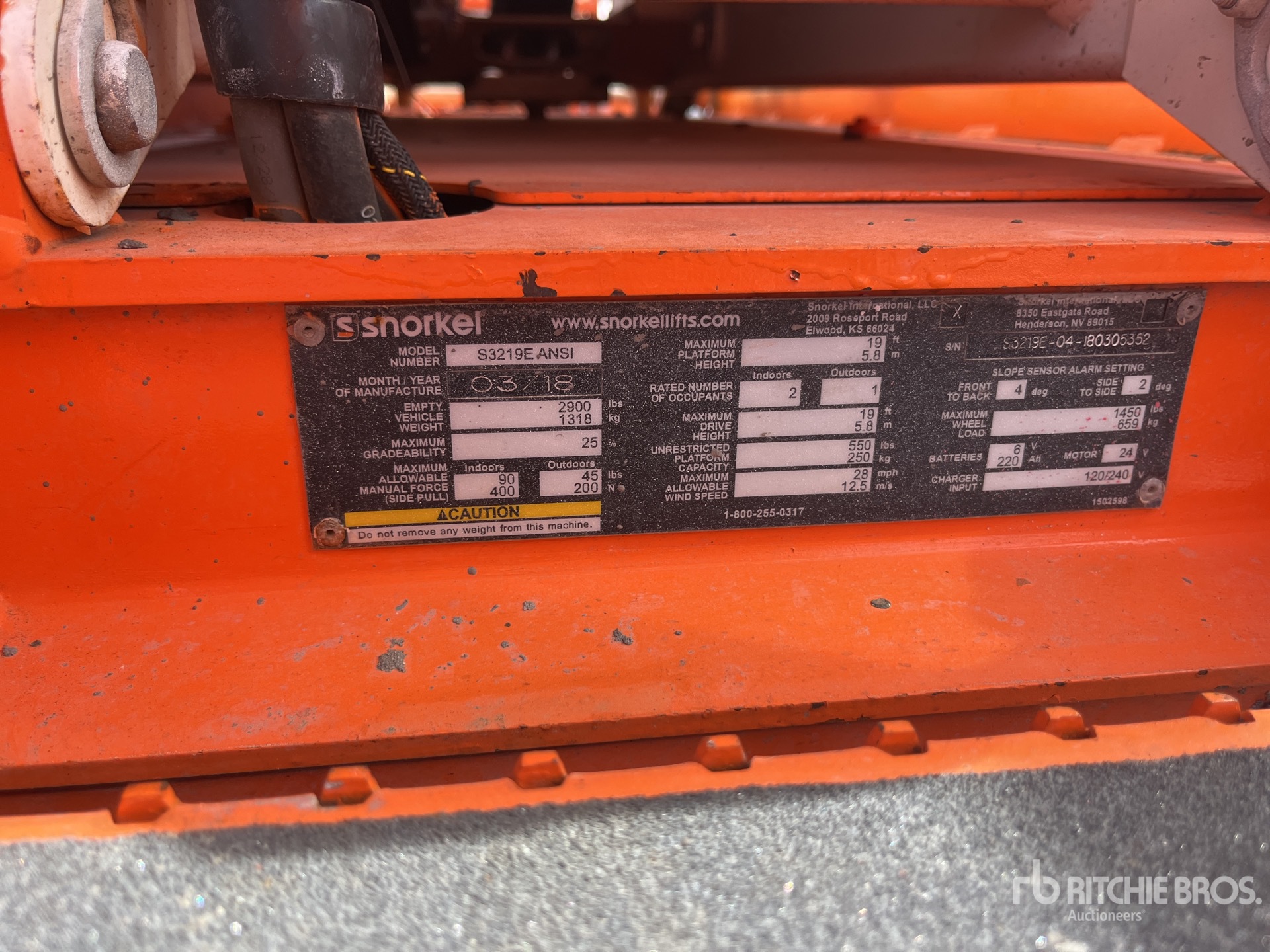 General Appearance with Numéro de série/Numéro d'identification du véhicule automobile