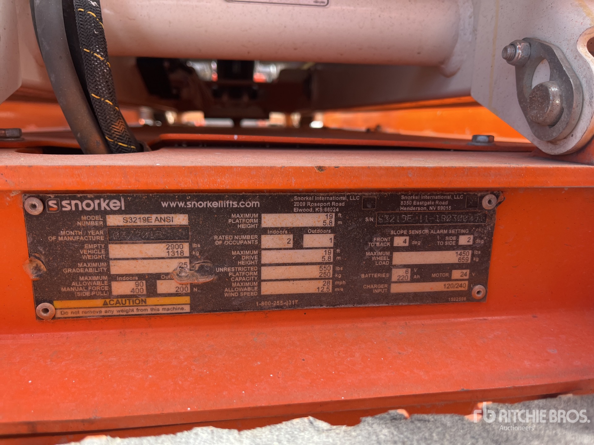 General Appearance with Numéro de série/Numéro d'identification du véhicule automobile