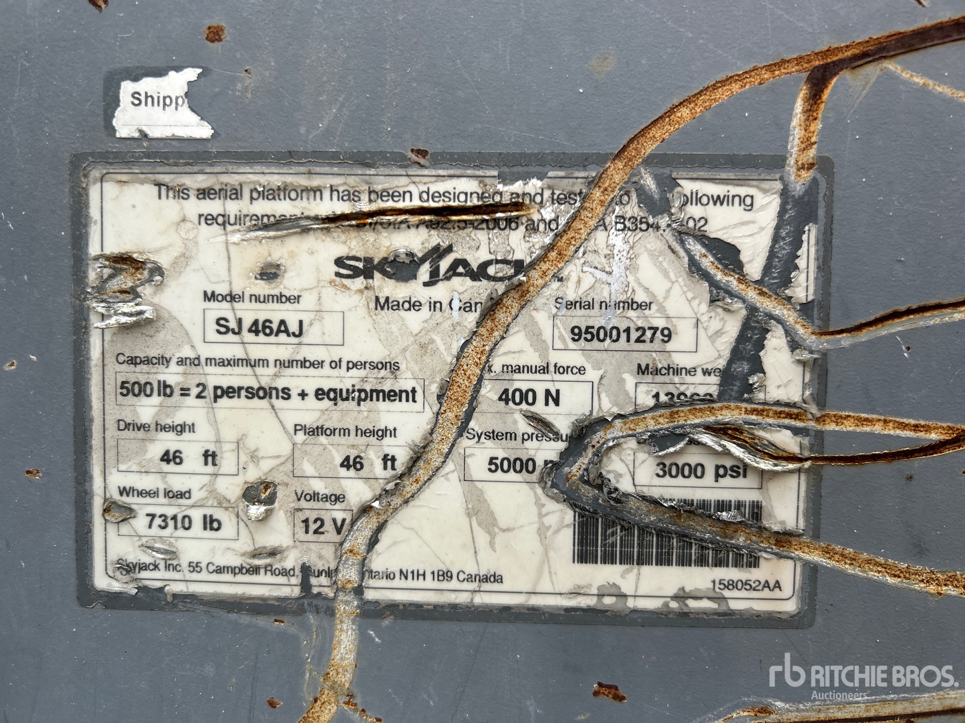 General Appearance with Numéro de série/Numéro d'identification du véhicule automobile