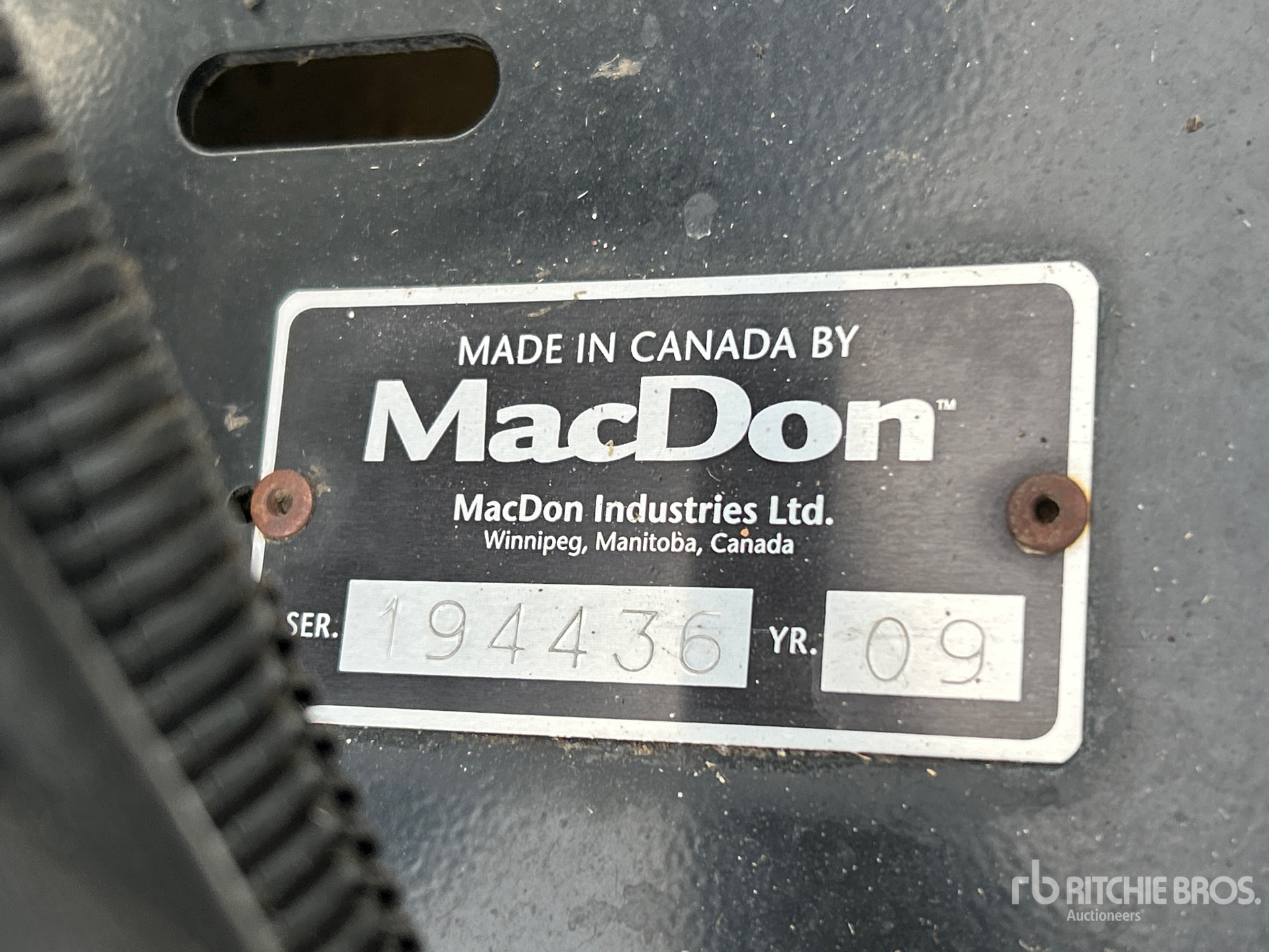 General Appearance with N.º de serie/VIN