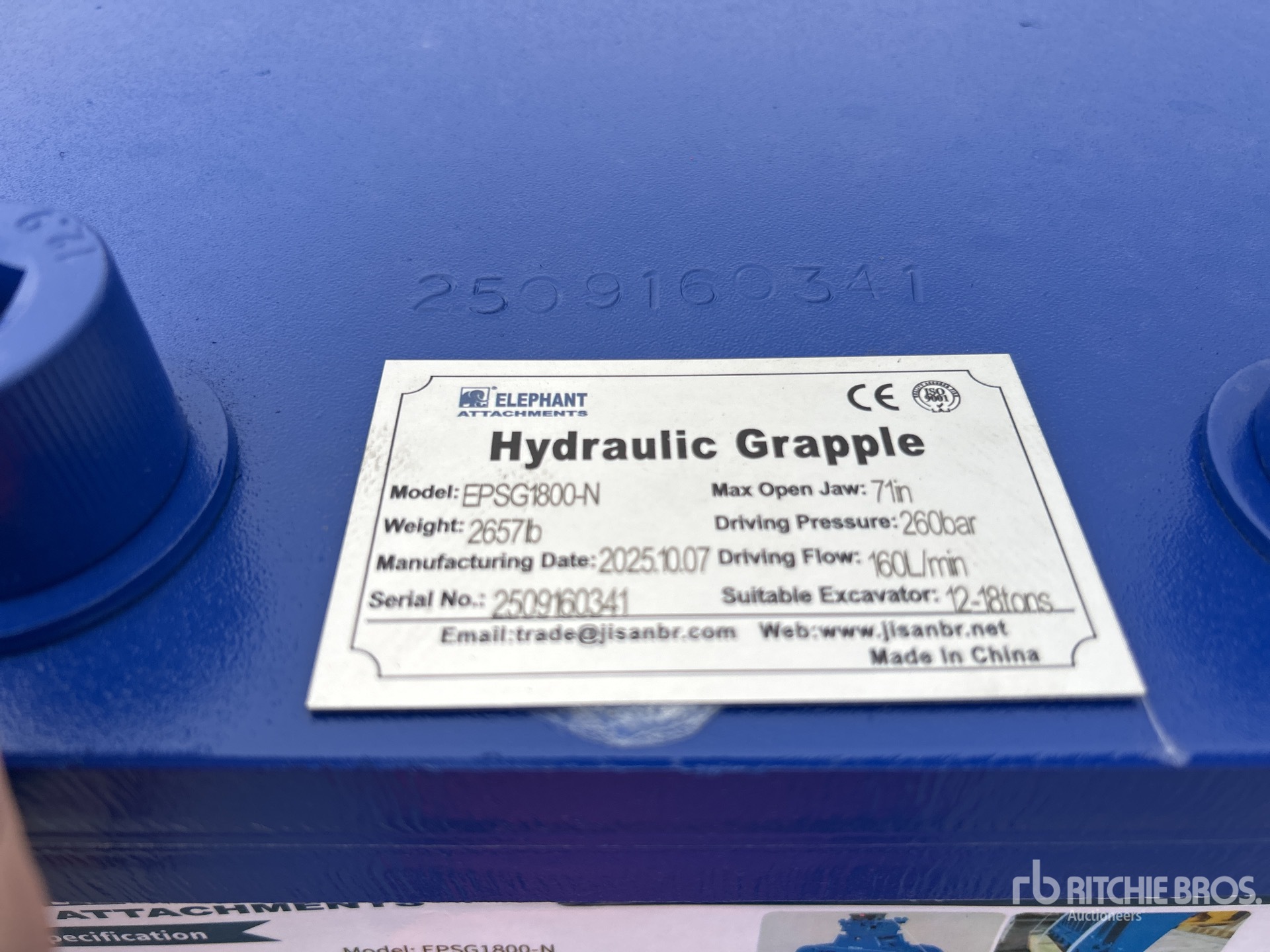 General Appearance with N.º de serie/VIN