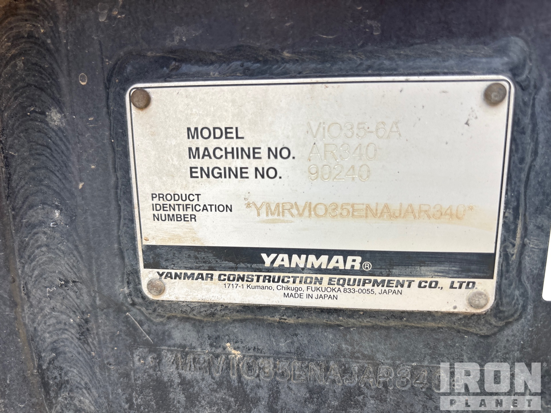 2022 Yanmar VIO35-6A