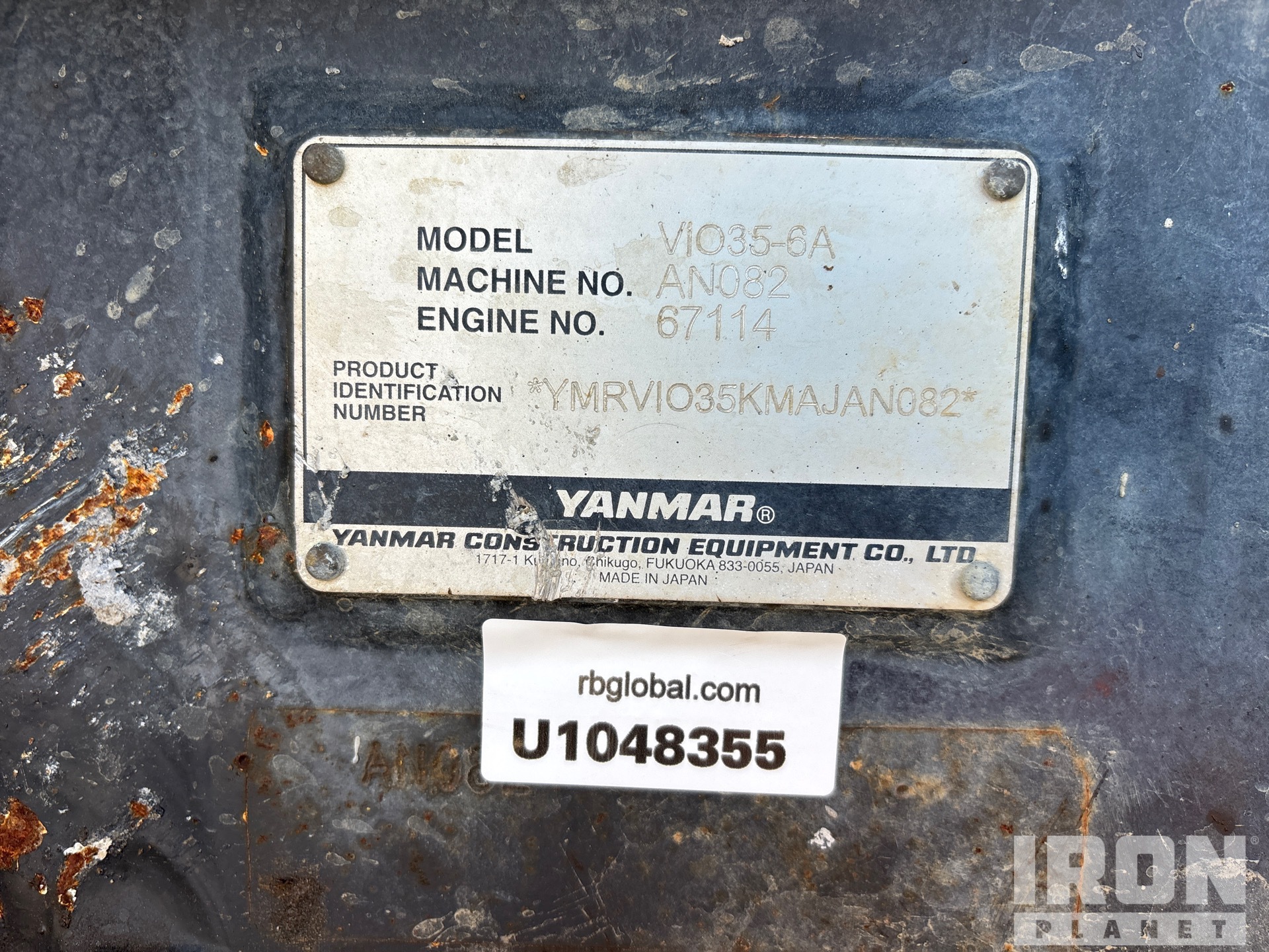 2021 Yanmar VIO35-6A
