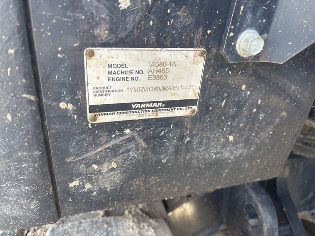 2021 Yanmar VIO80 Mini Excavator