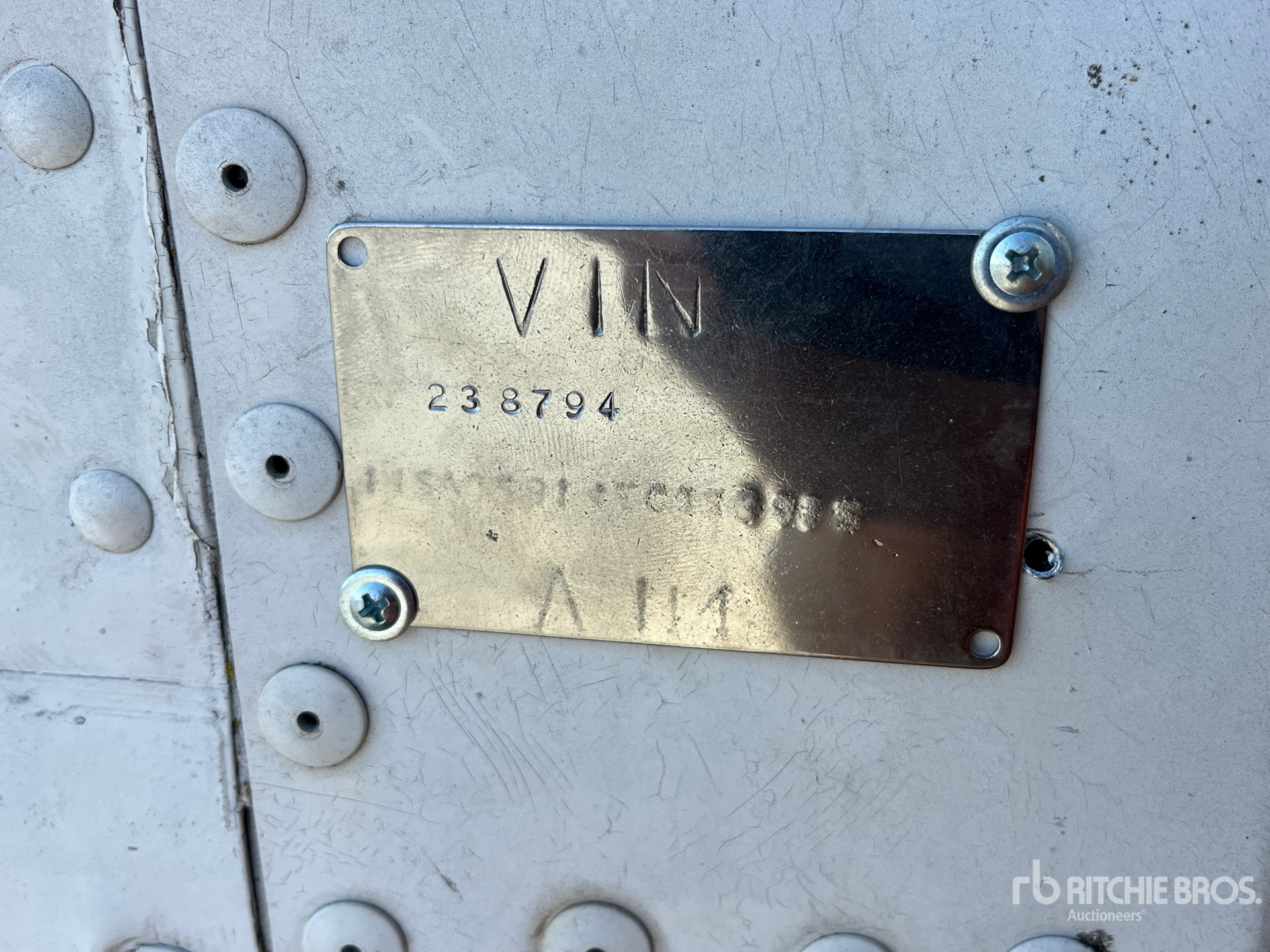 General Appearance with N.º de serie/VIN