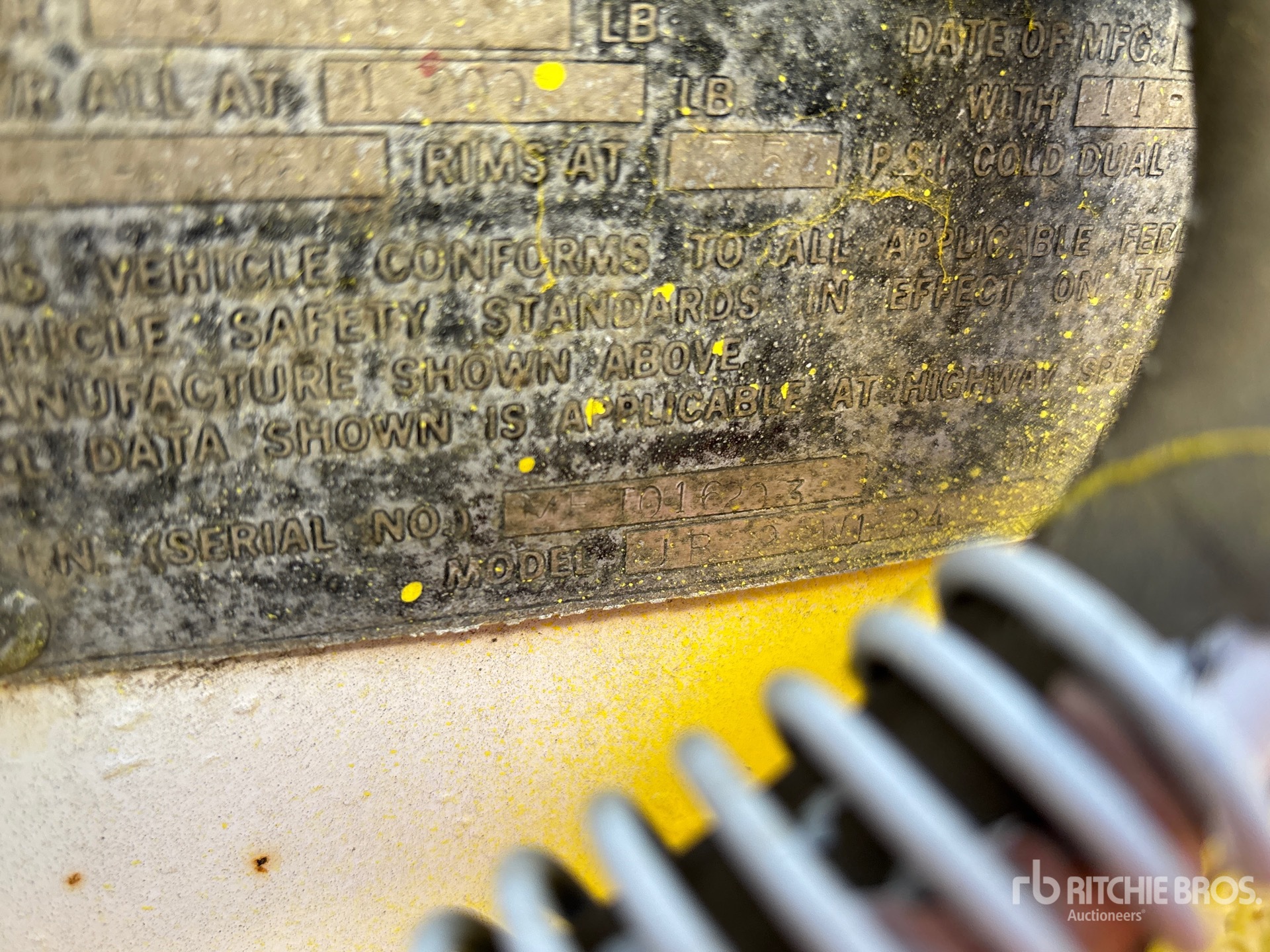 General Appearance with Numero seriale/numero d’identificazione del veicolo (VIN)