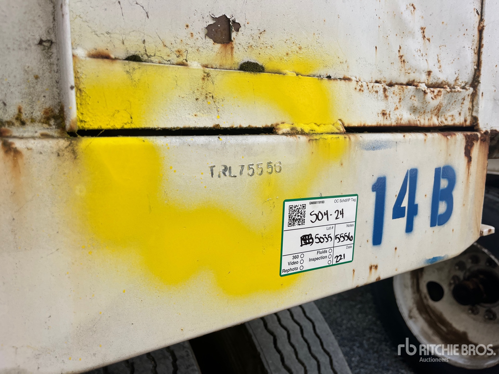 General Appearance with N.º de serie/VIN