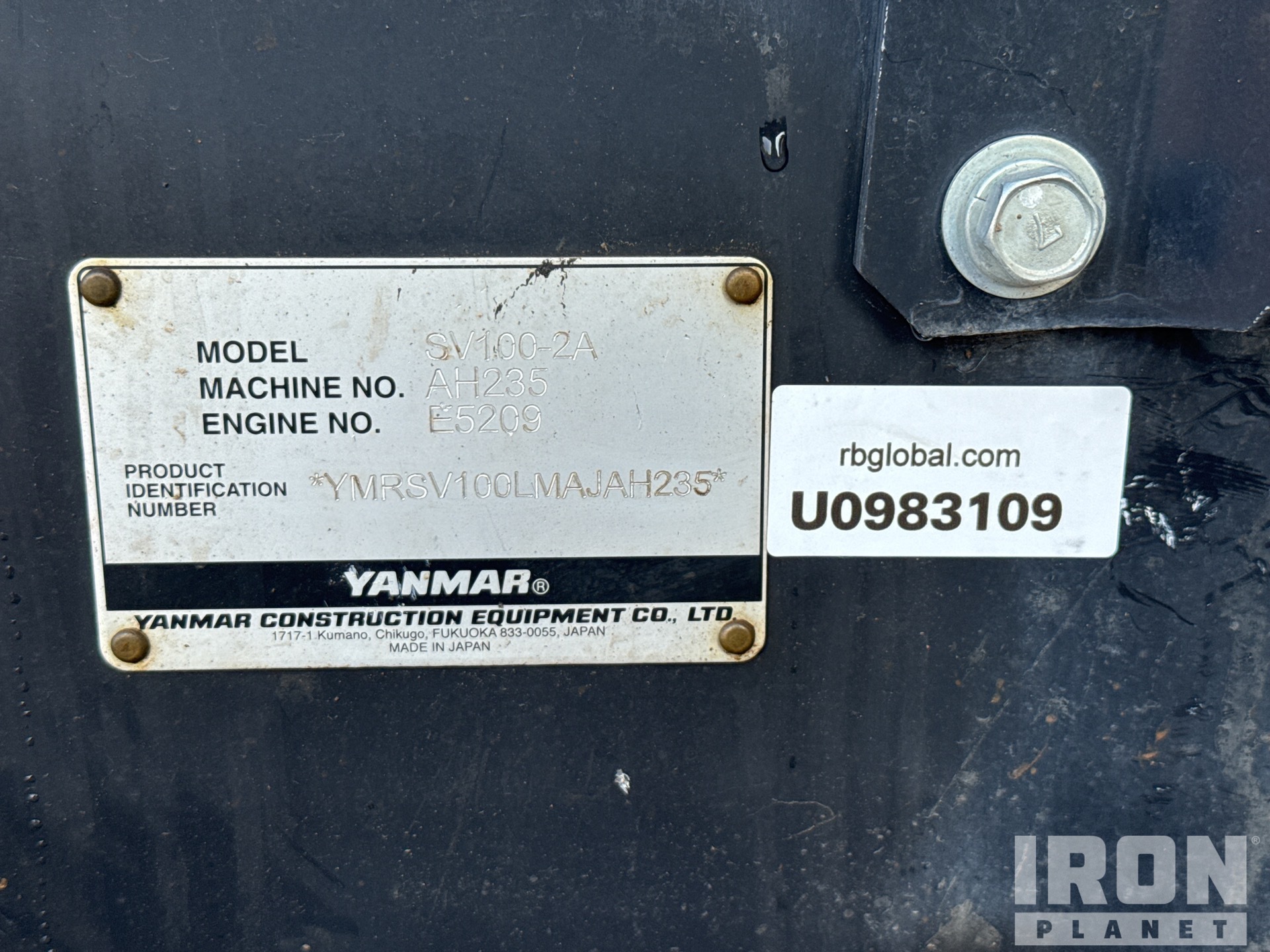 General Appearance with Seriennummer / FIN