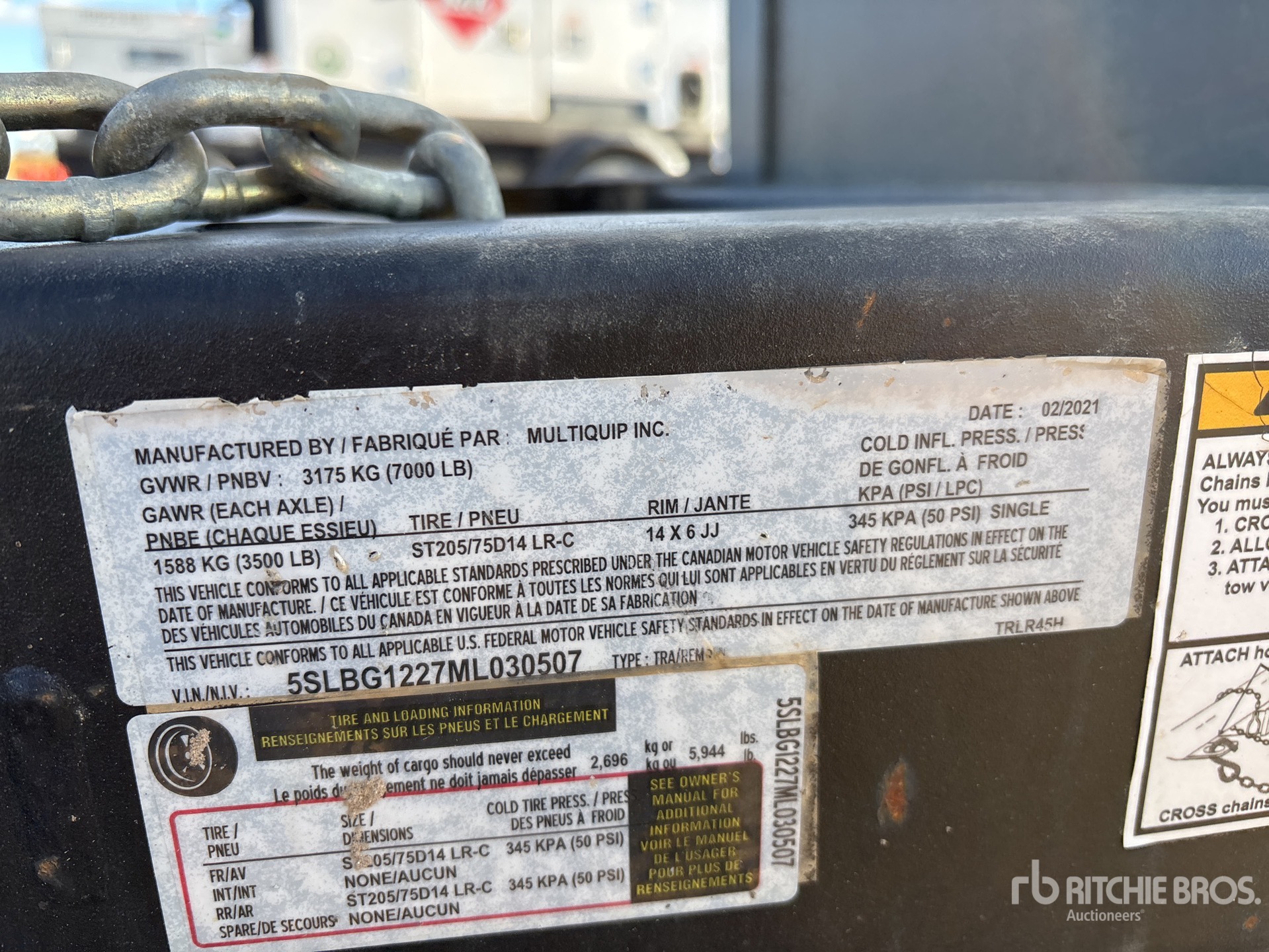 General Appearance with Seriennummer / FIN