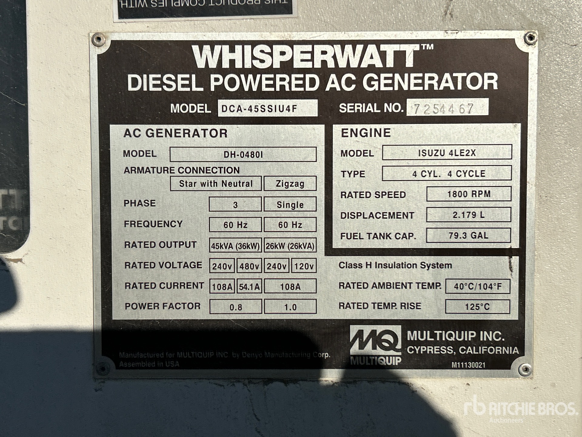 General Appearance with Seriennummer / FIN