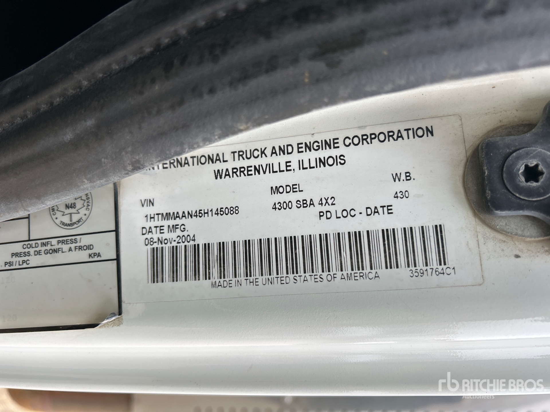 General Appearance with Seriennummer / FIN