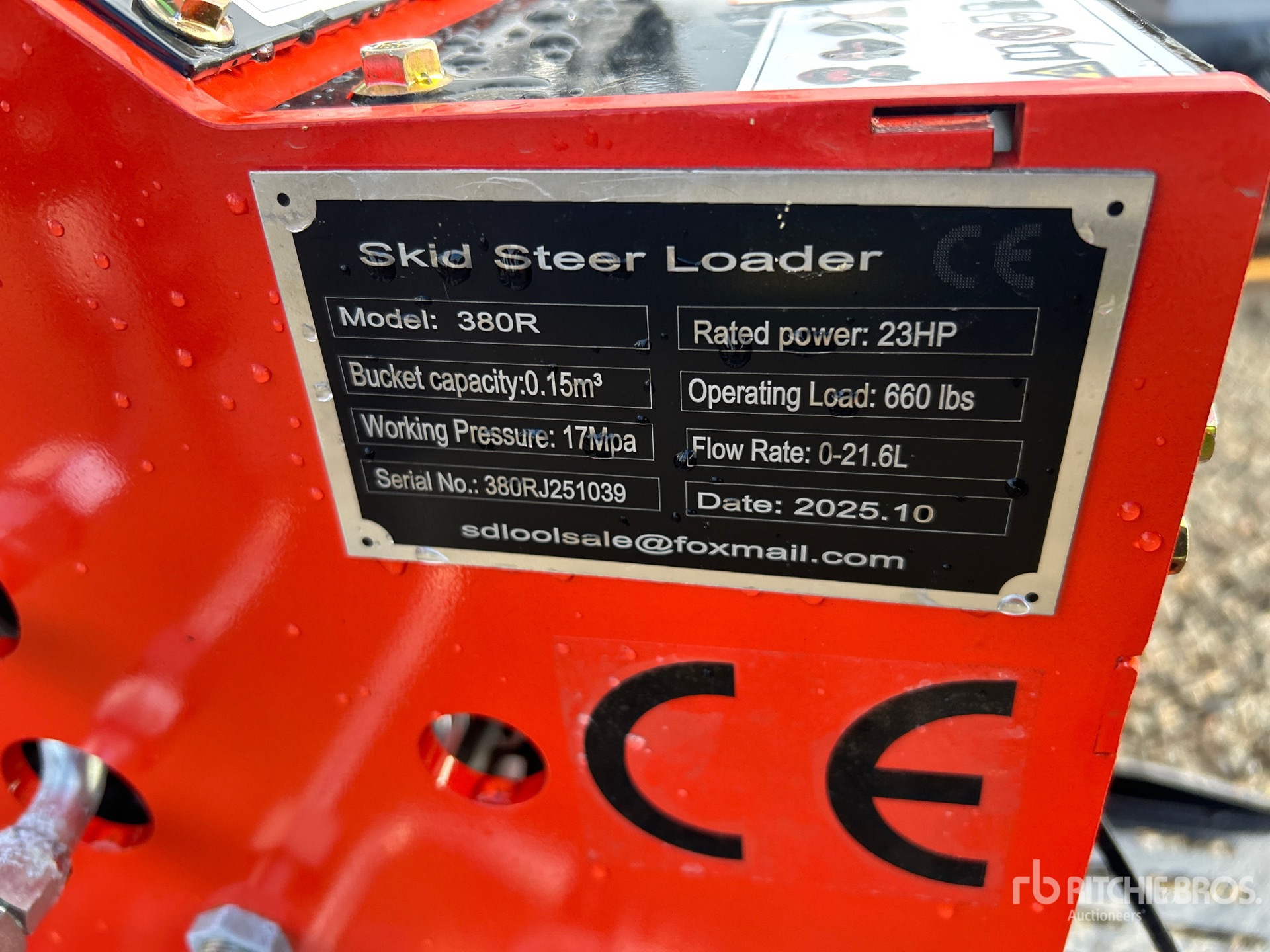 General Appearance with N.º de serie/VIN