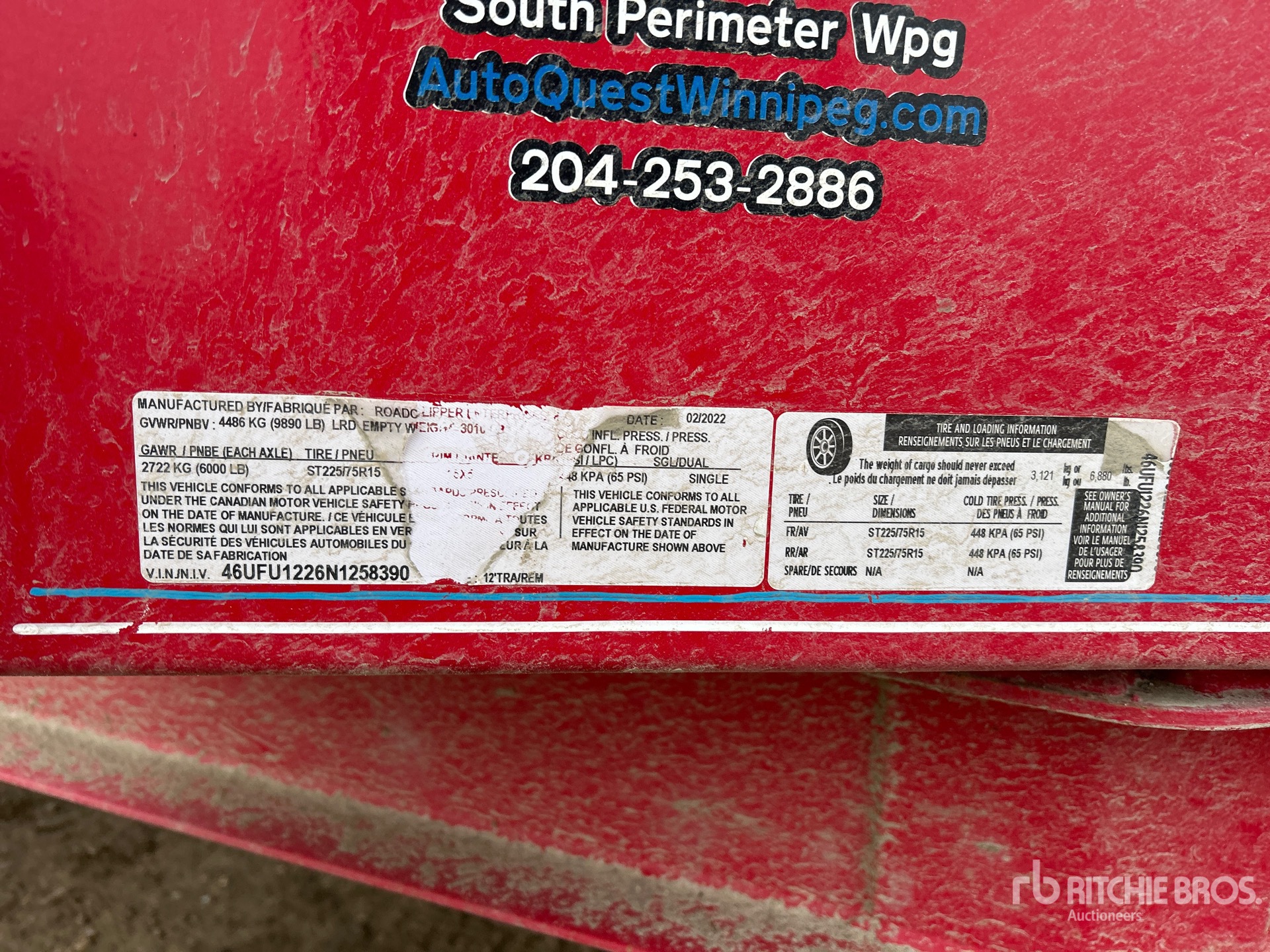 General Appearance with Seriennummer / FIN