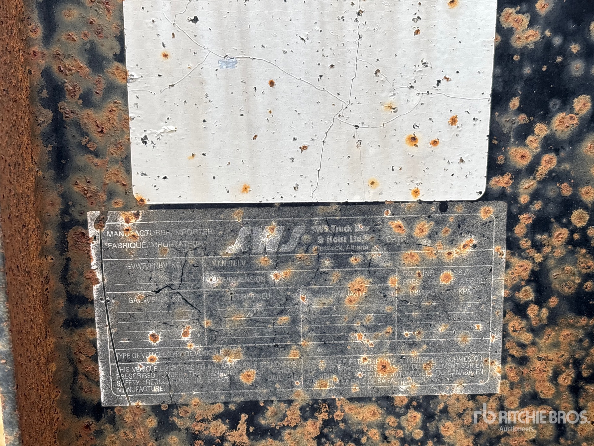 General Appearance with N.º de serie/VIN