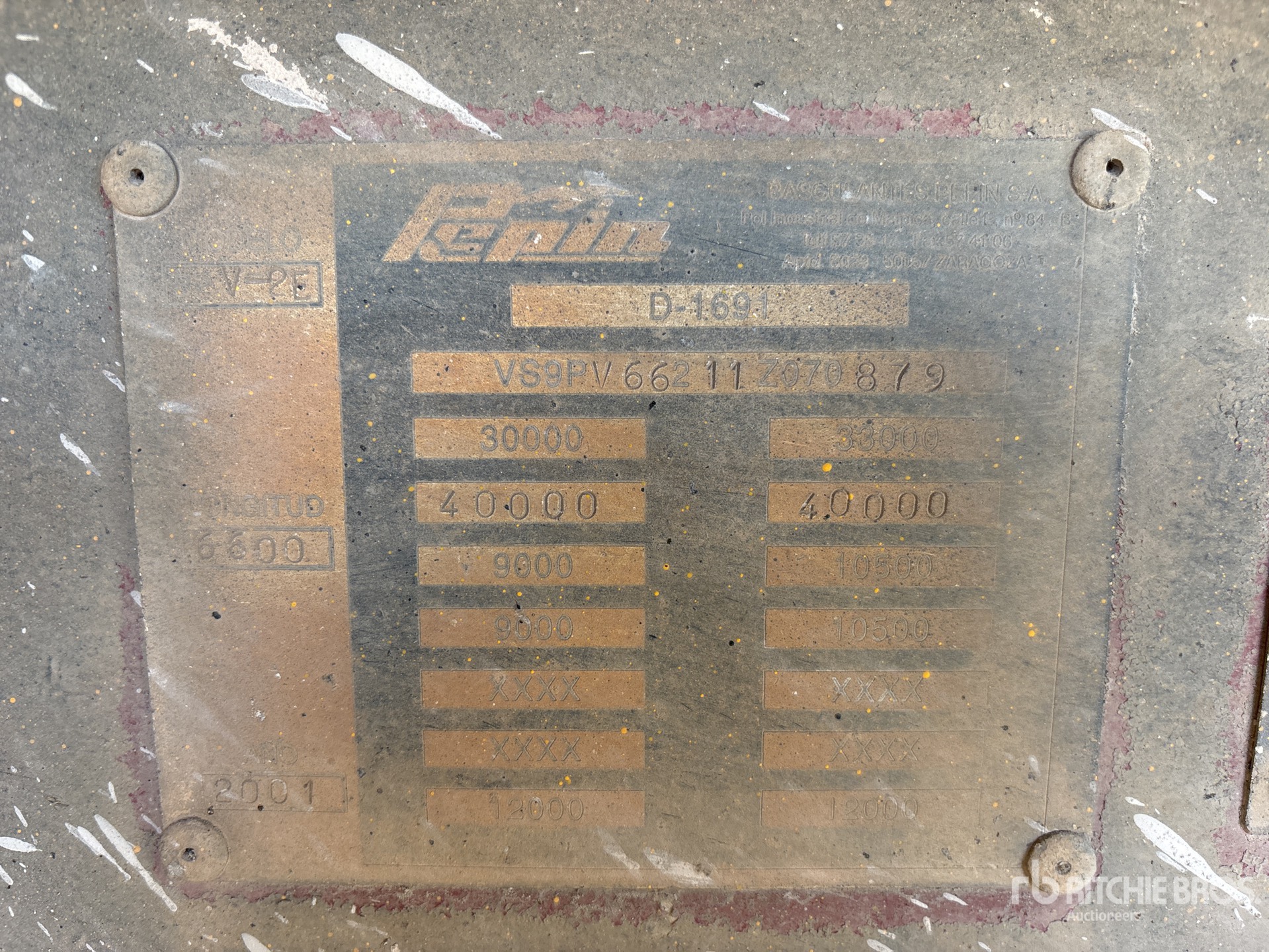 General Appearance with Seriennummer / FIN