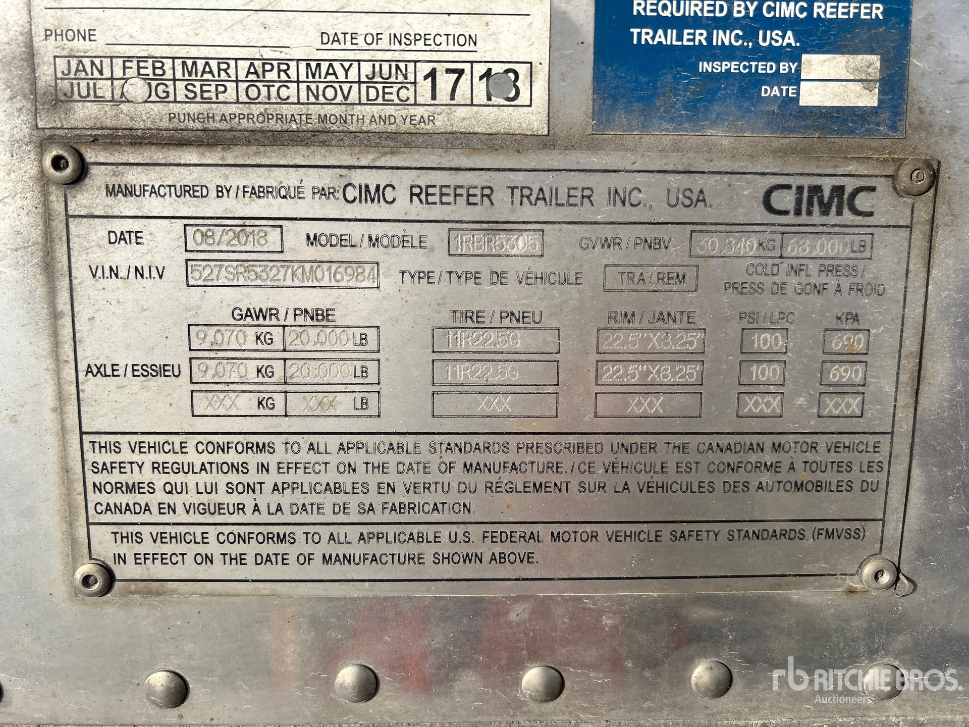 General Appearance with Seriennummer / FIN