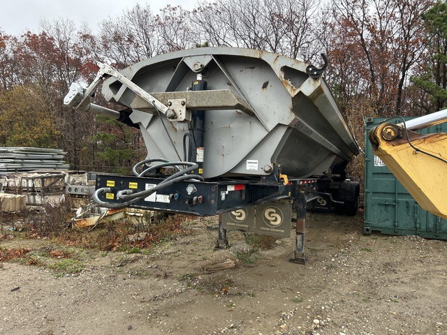 2012 Cross Country 34 ft Tri/A Side Dump Trailer