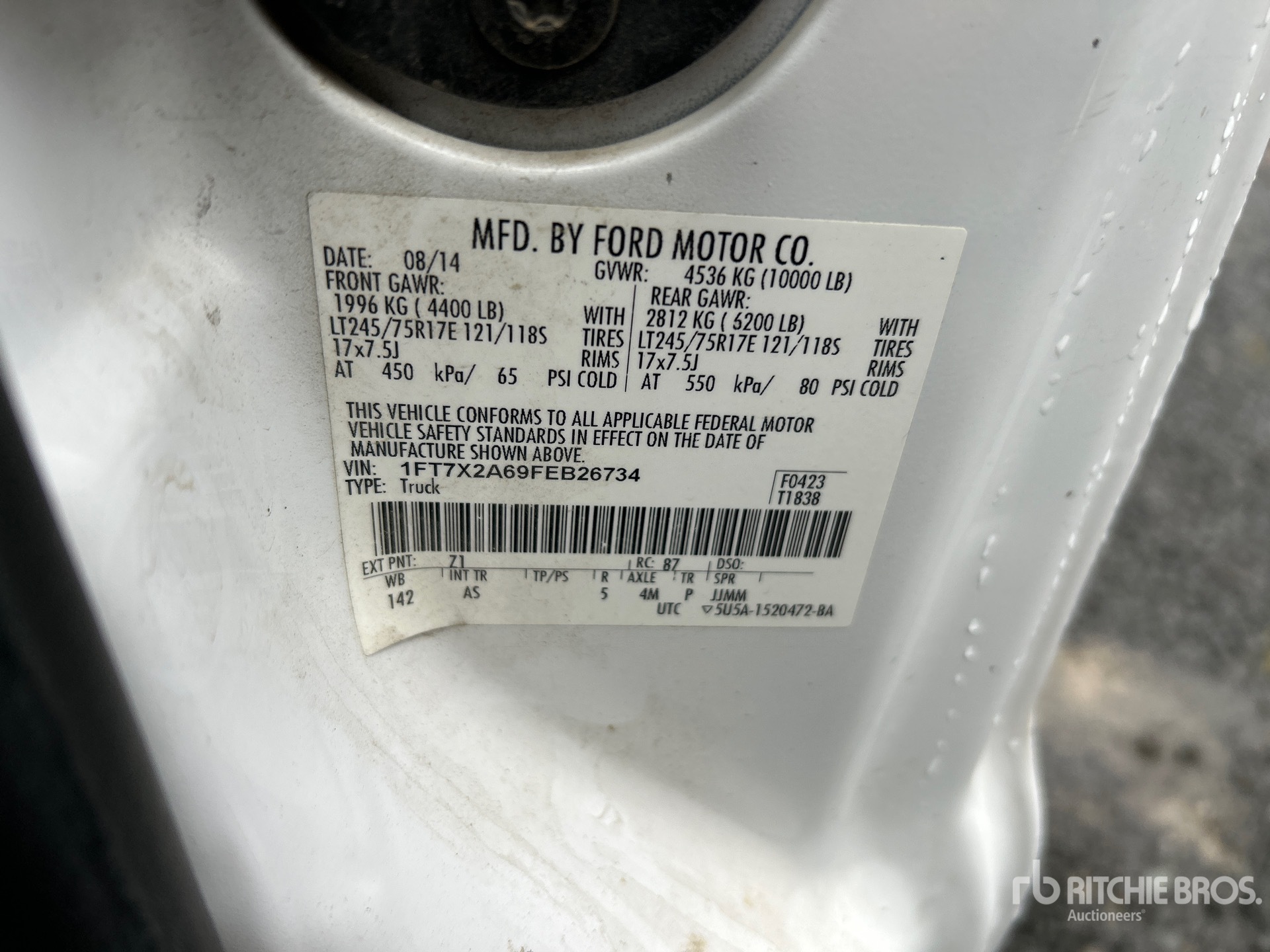 General Appearance with Numer seryjny/numer identyfikacyjny pojazdu