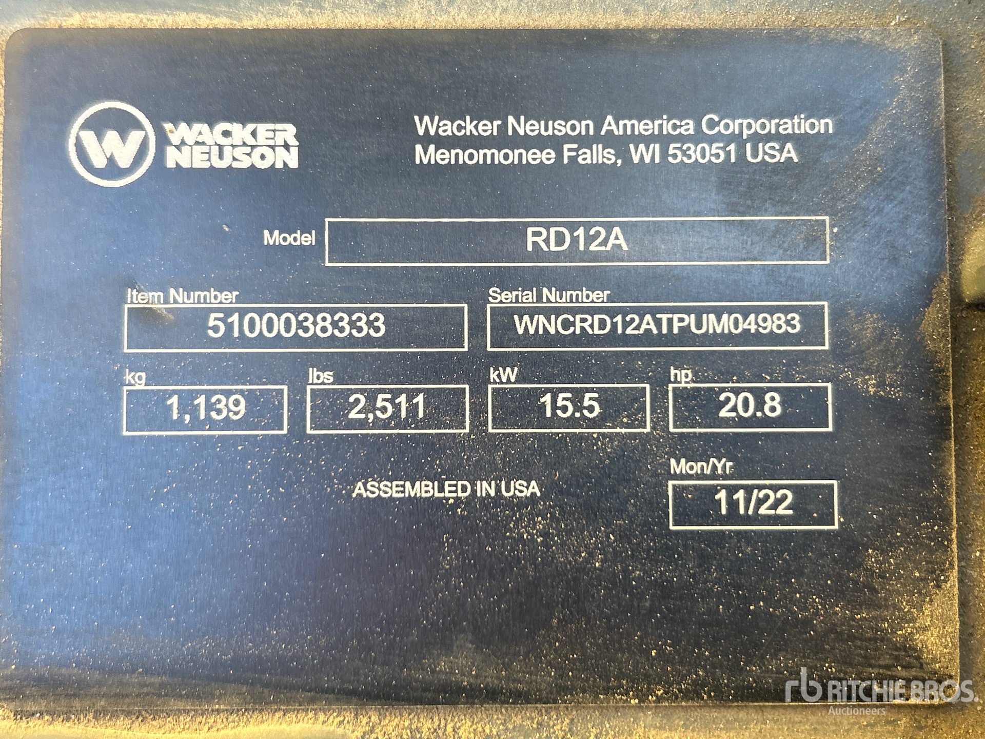 General Appearance with Seriennummer / FIN