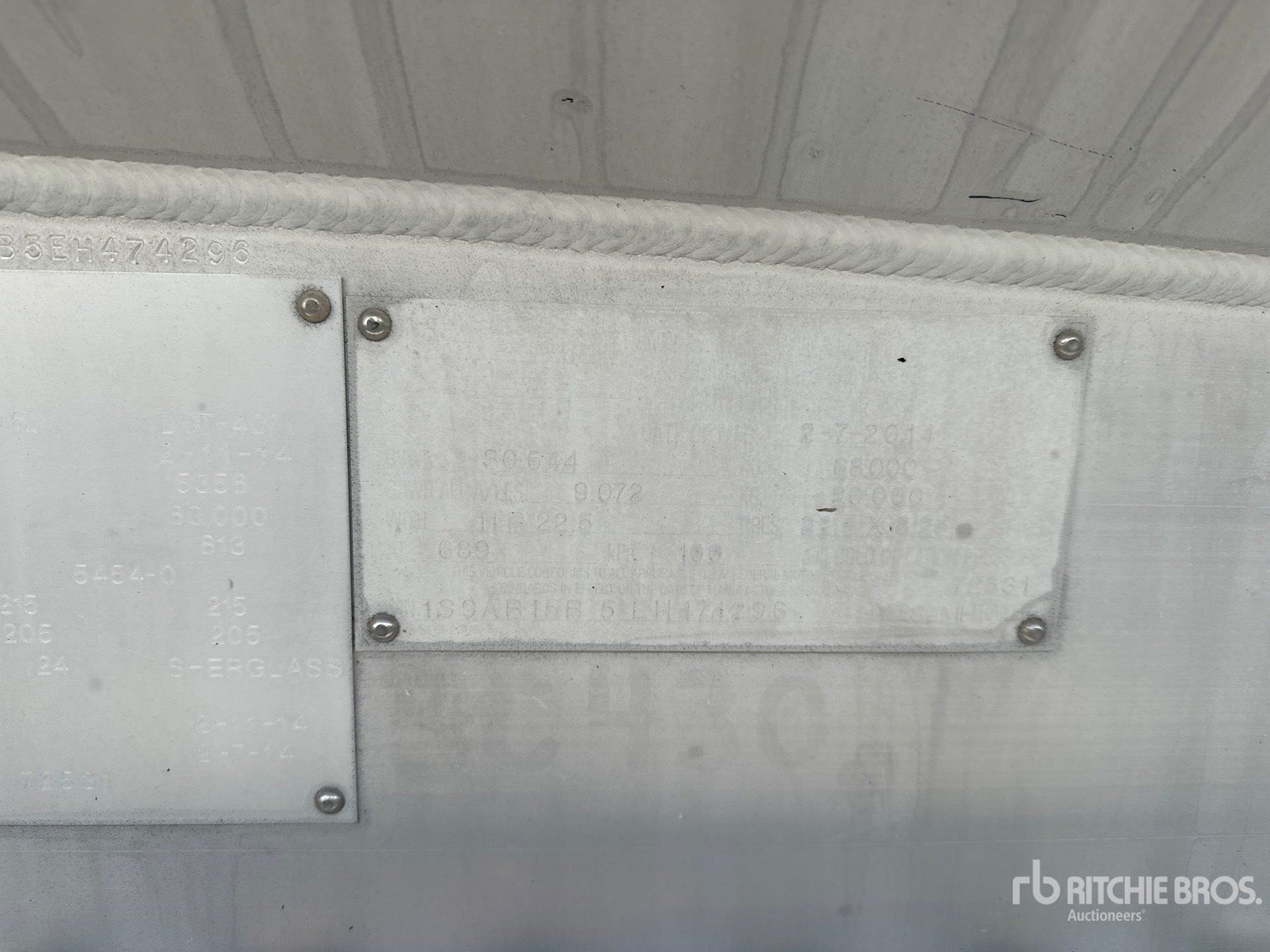 General Appearance with Numero seriale/numero d’identificazione del veicolo (VIN)