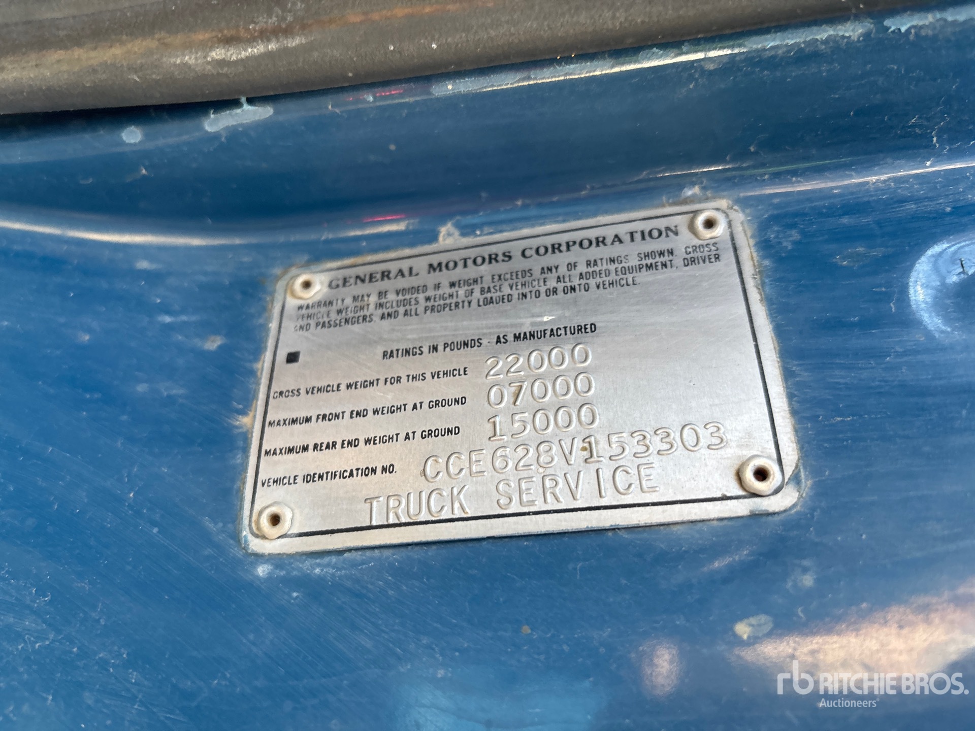 General Appearance with Numero seriale/numero d’identificazione del veicolo (VIN)