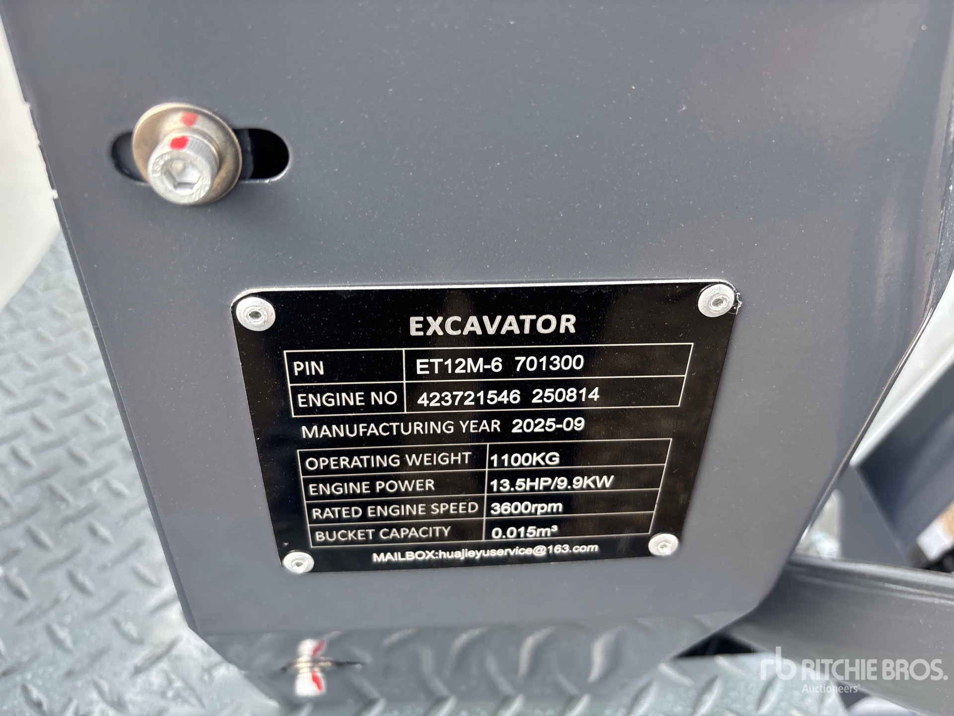 General Appearance with N.º de serie/VIN